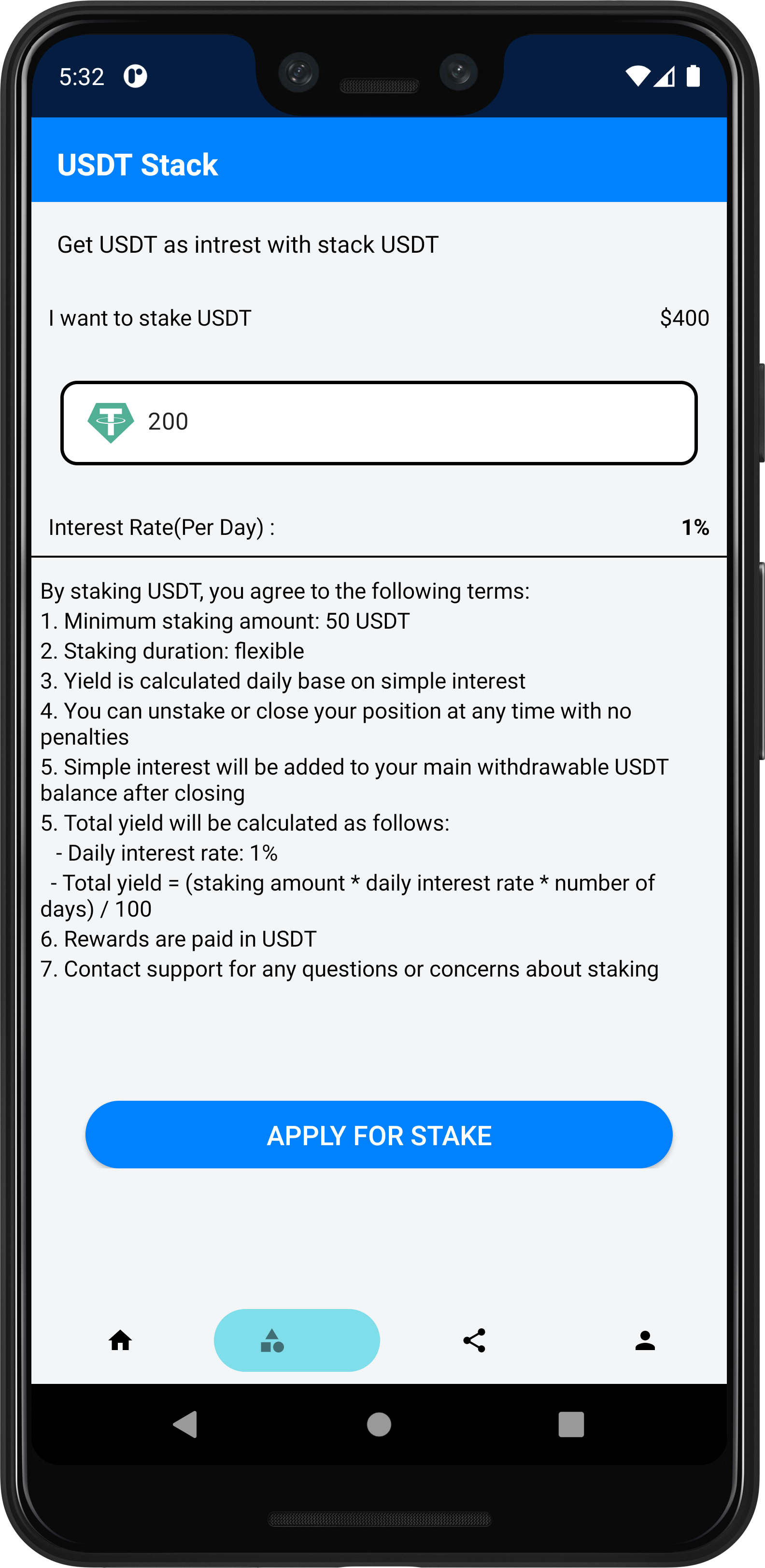 Referral Screen